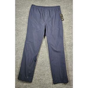 Zero Restriction Packable Pants Men's Large Waterproof Rain Wind RP1150 NWT Navy